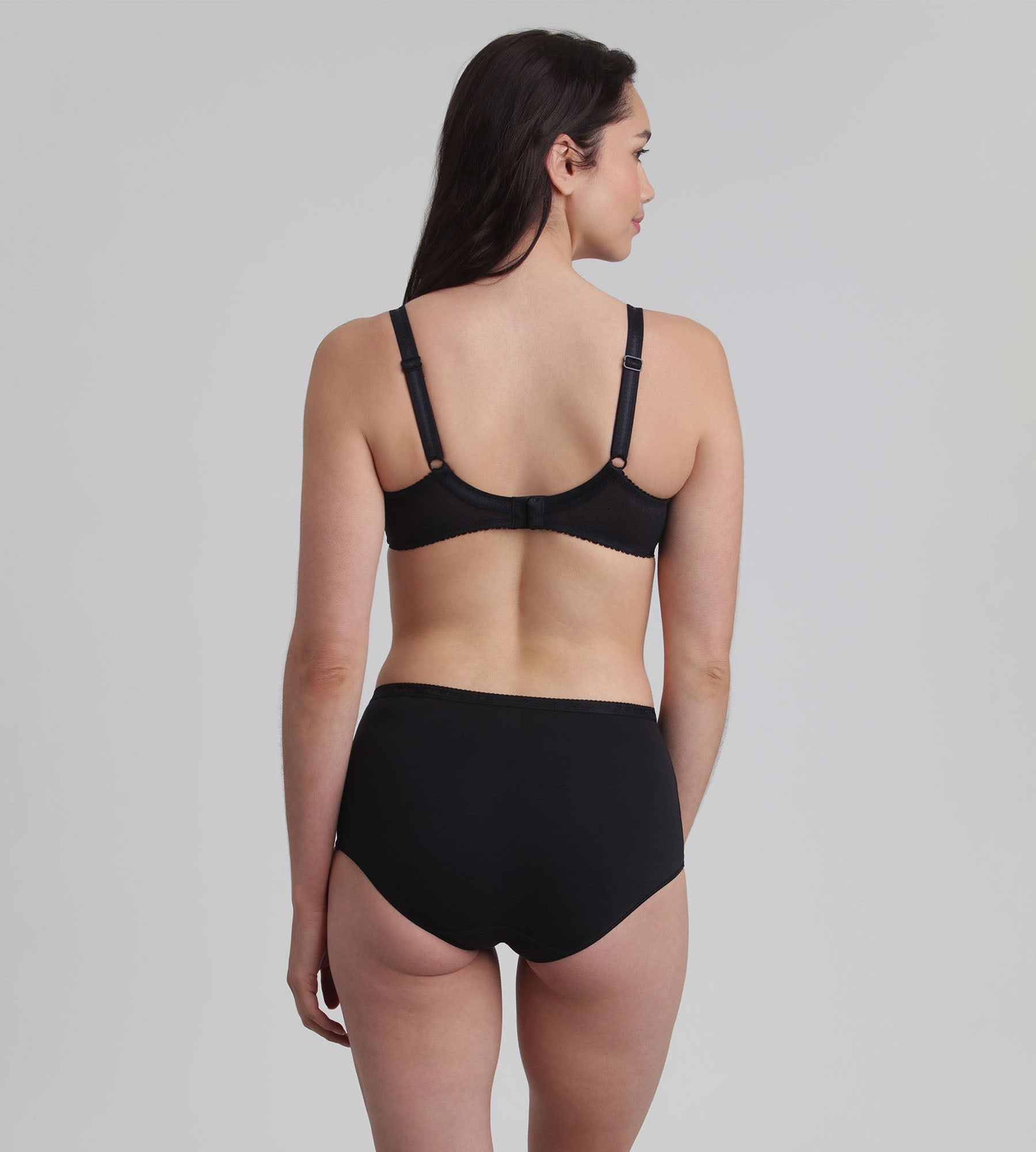 Playtex® Full cup bra in black Classic Micro Support