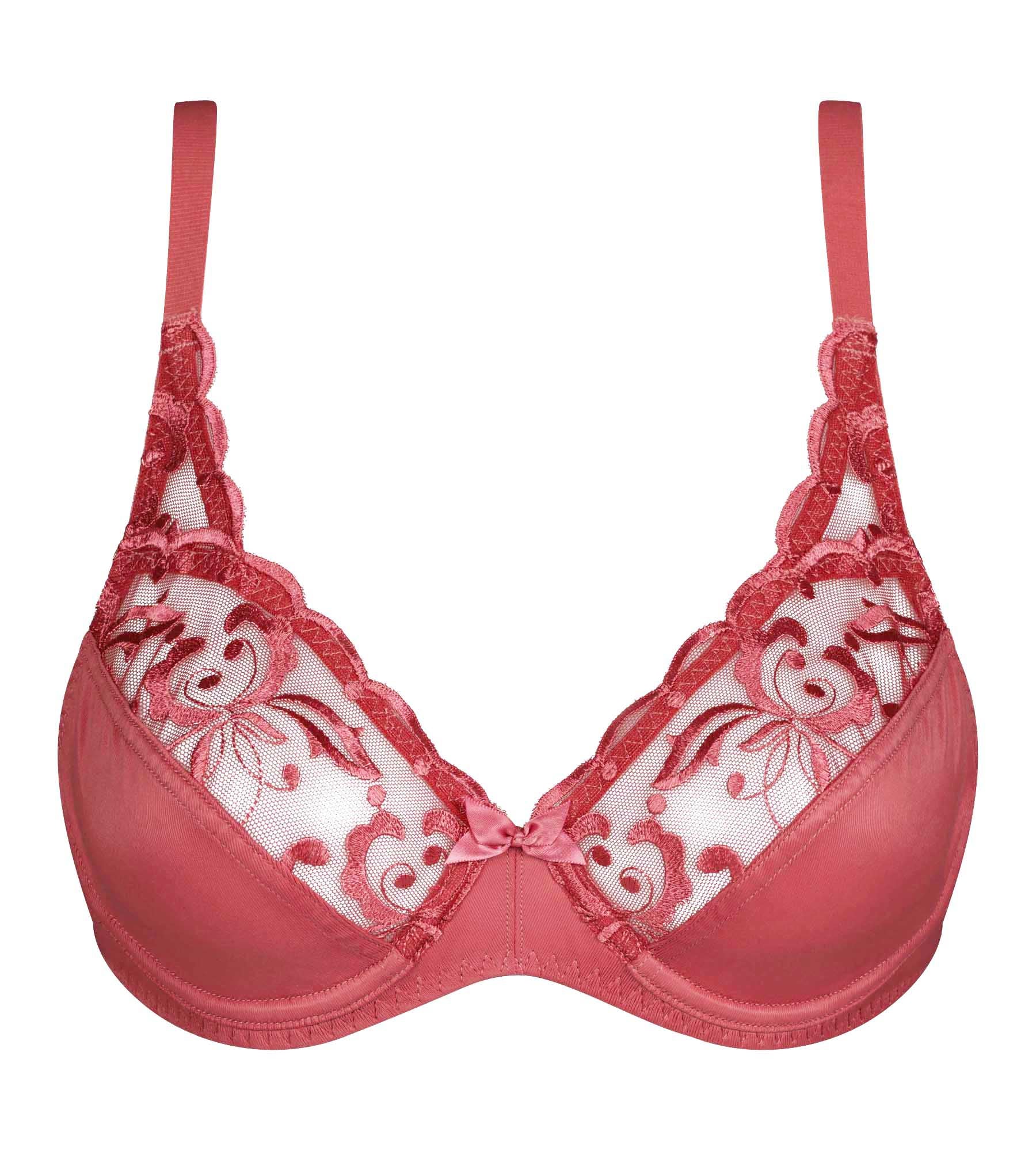 Playtex® Underwired bra in pink lady Essential Elegance Embroidery