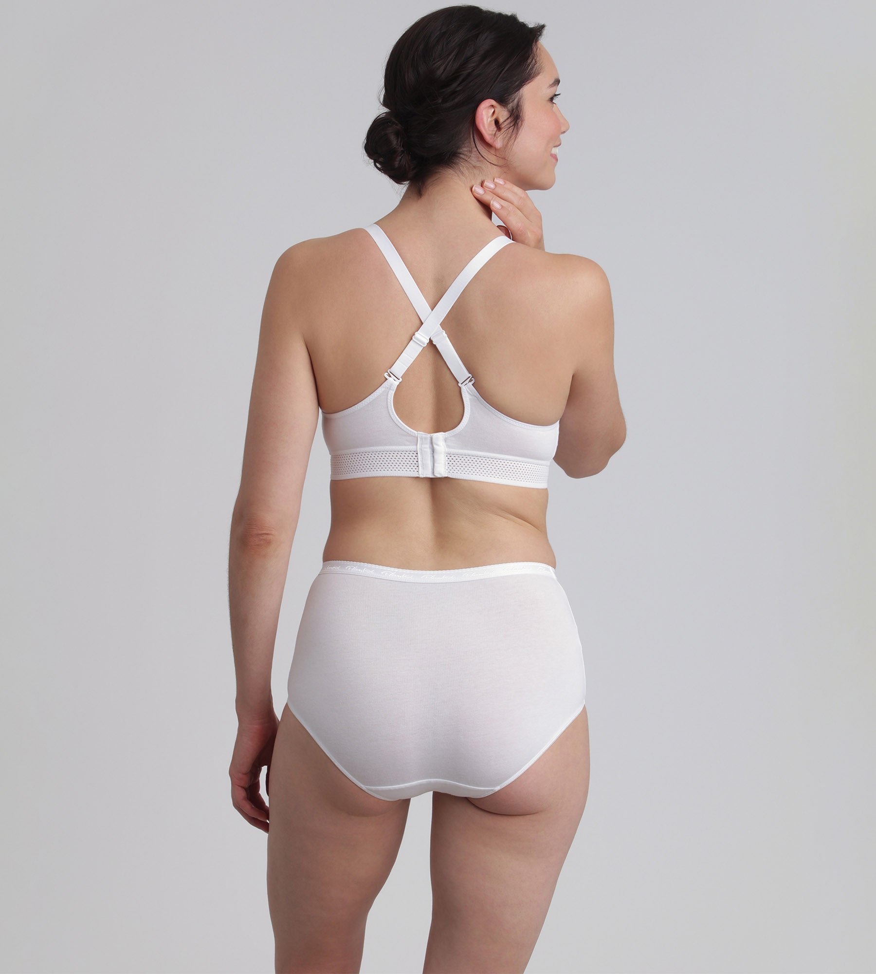 Playtex® Non-wired bra in white Feel Good Support Cotton