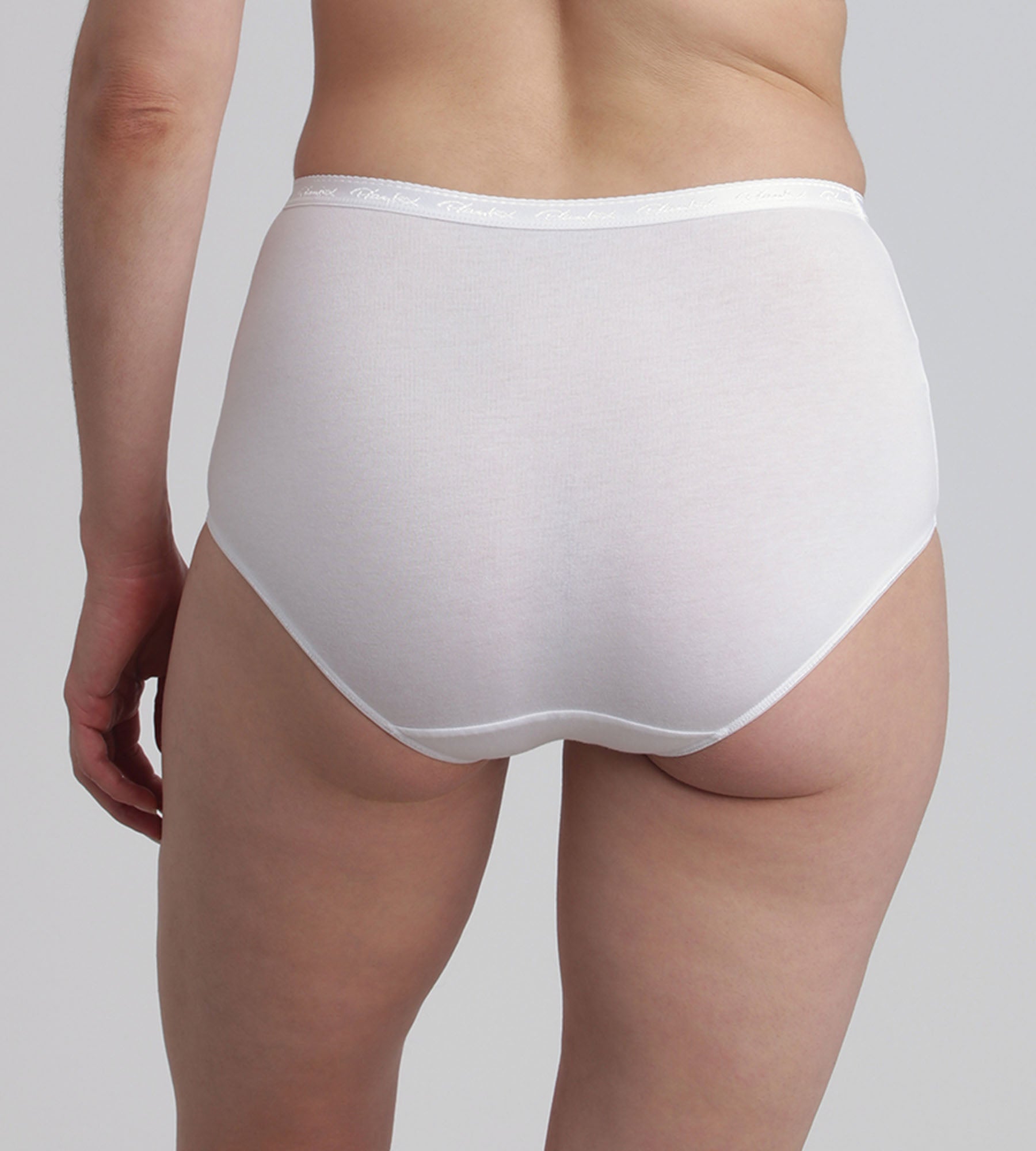 Playtex® Pack of 2 full knickers in white Organic Cotton