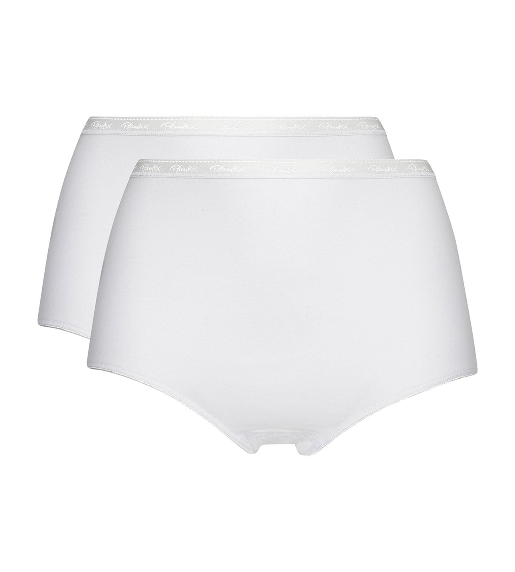 Playtex® Pack of 2 full knickers in white Organic Cotton