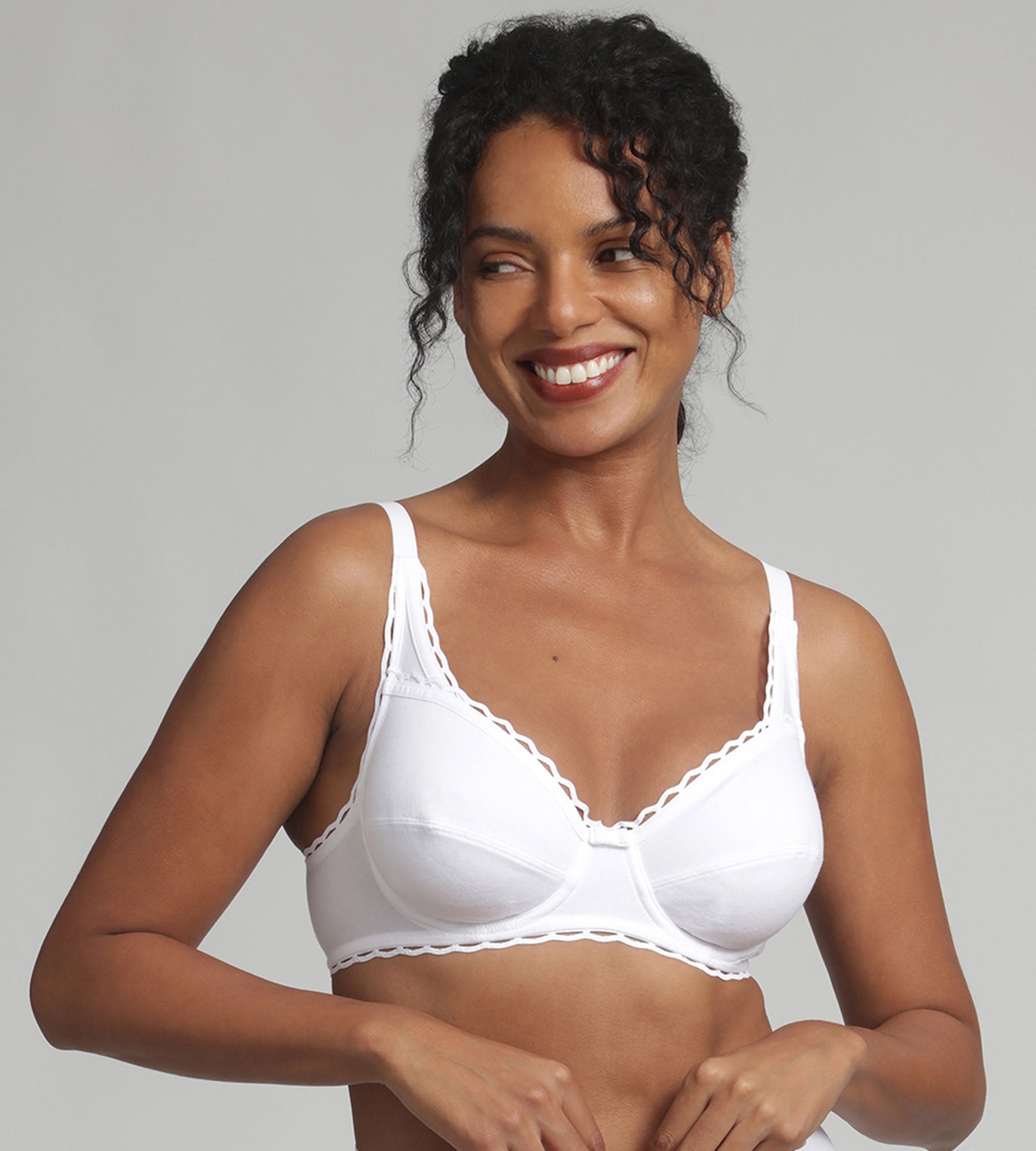 Playtex® Underwired bra in white Recycled Classic Cotton Support