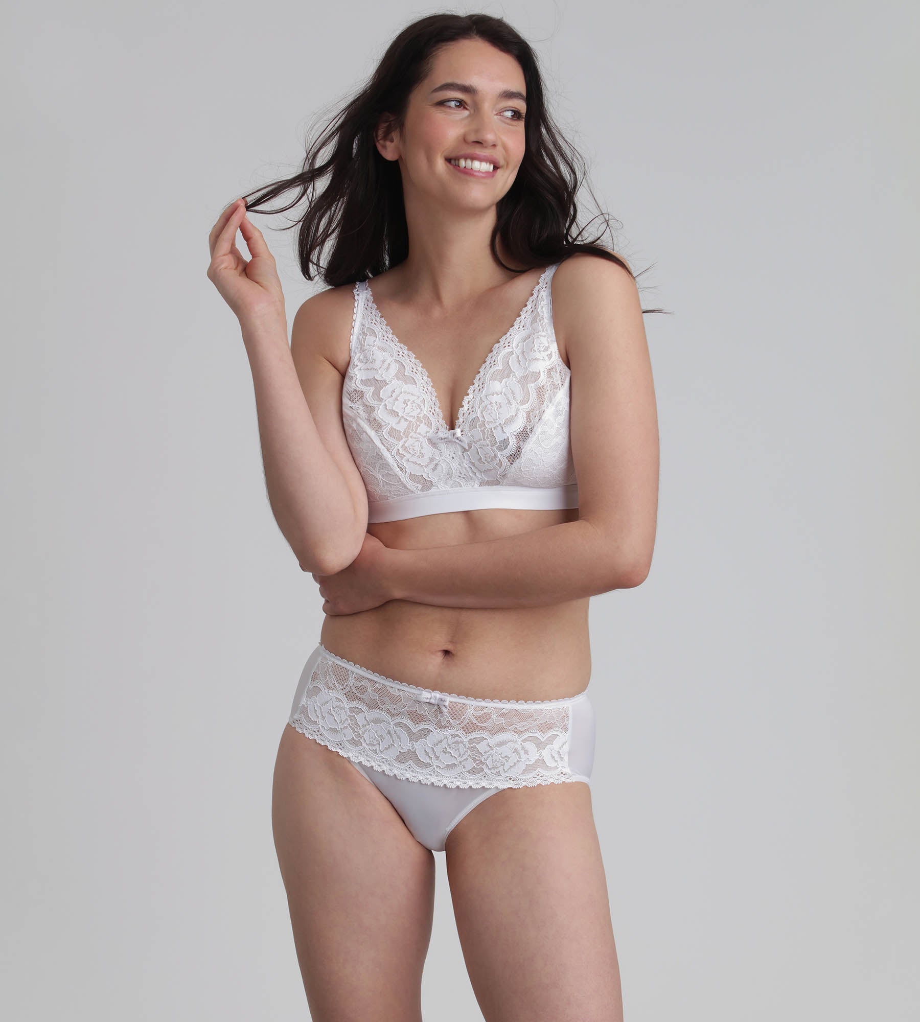 Playtex® Non-wired bra in white Flower Elegance Recycled