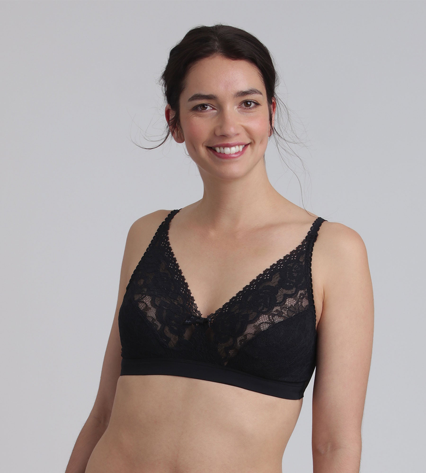 Playtex® Non-wired bra in black Flower Elegance Recycled