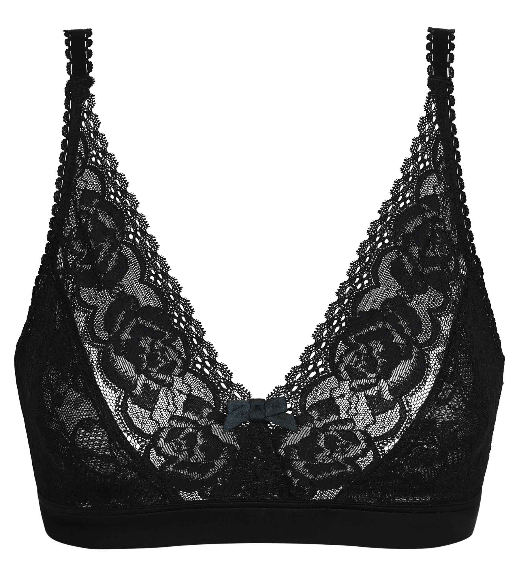 Playtex® Non-wired bra in black Flower Elegance Recycled