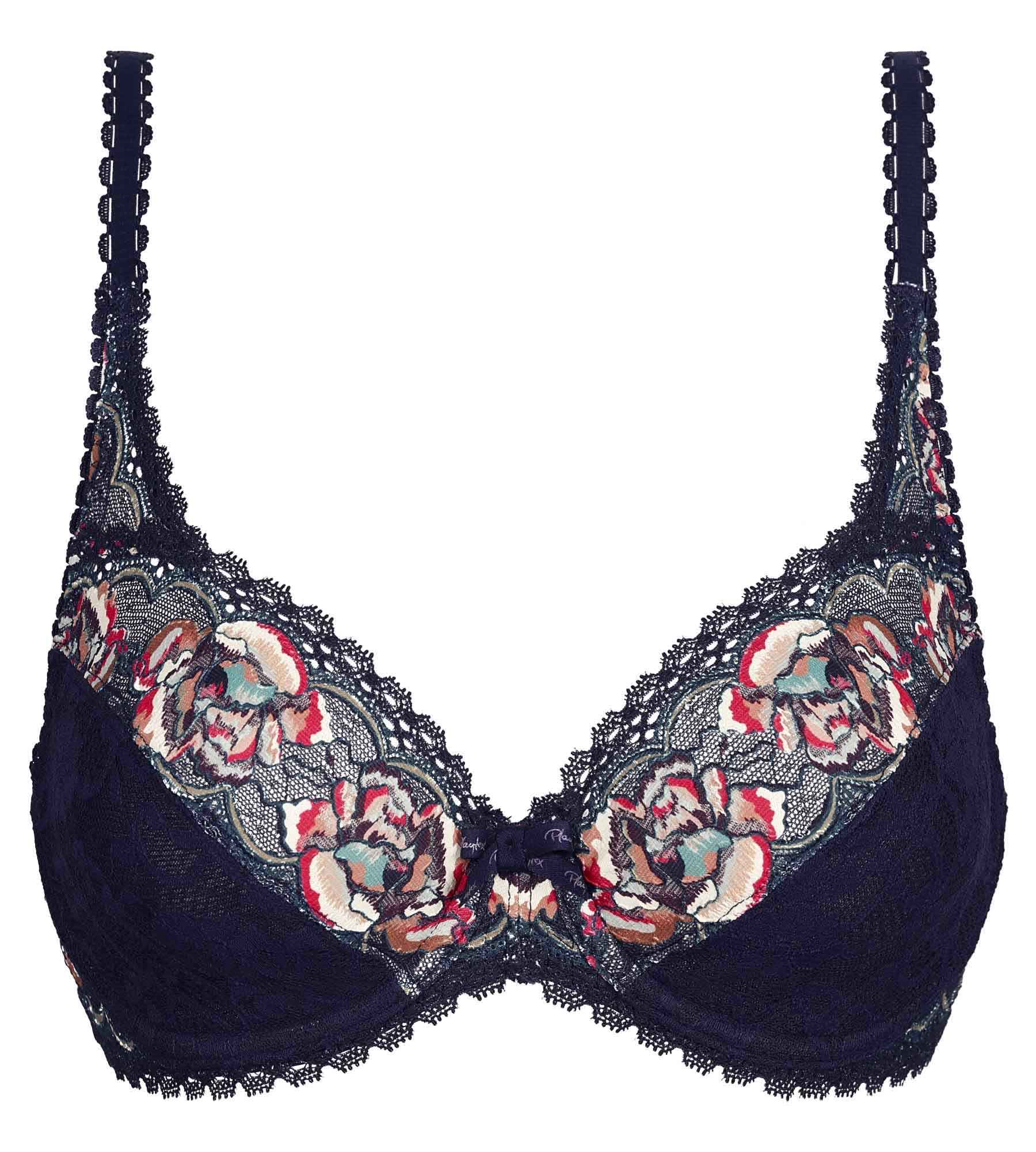 Playtex® Underwired bra in floral blue Flower Elegance Recycled