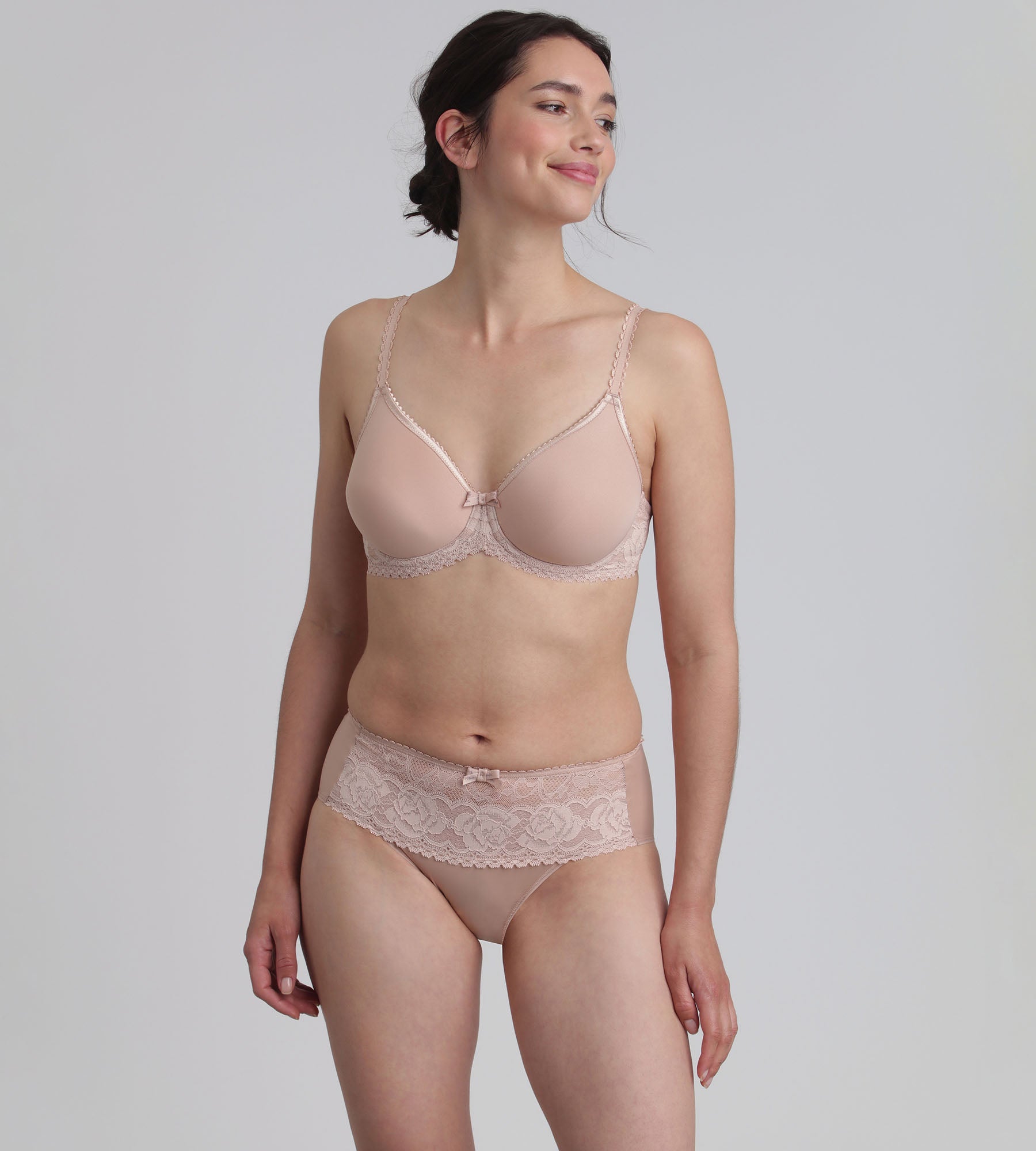 Playtex® Midi knickers in beige Flower Elegance Recycled