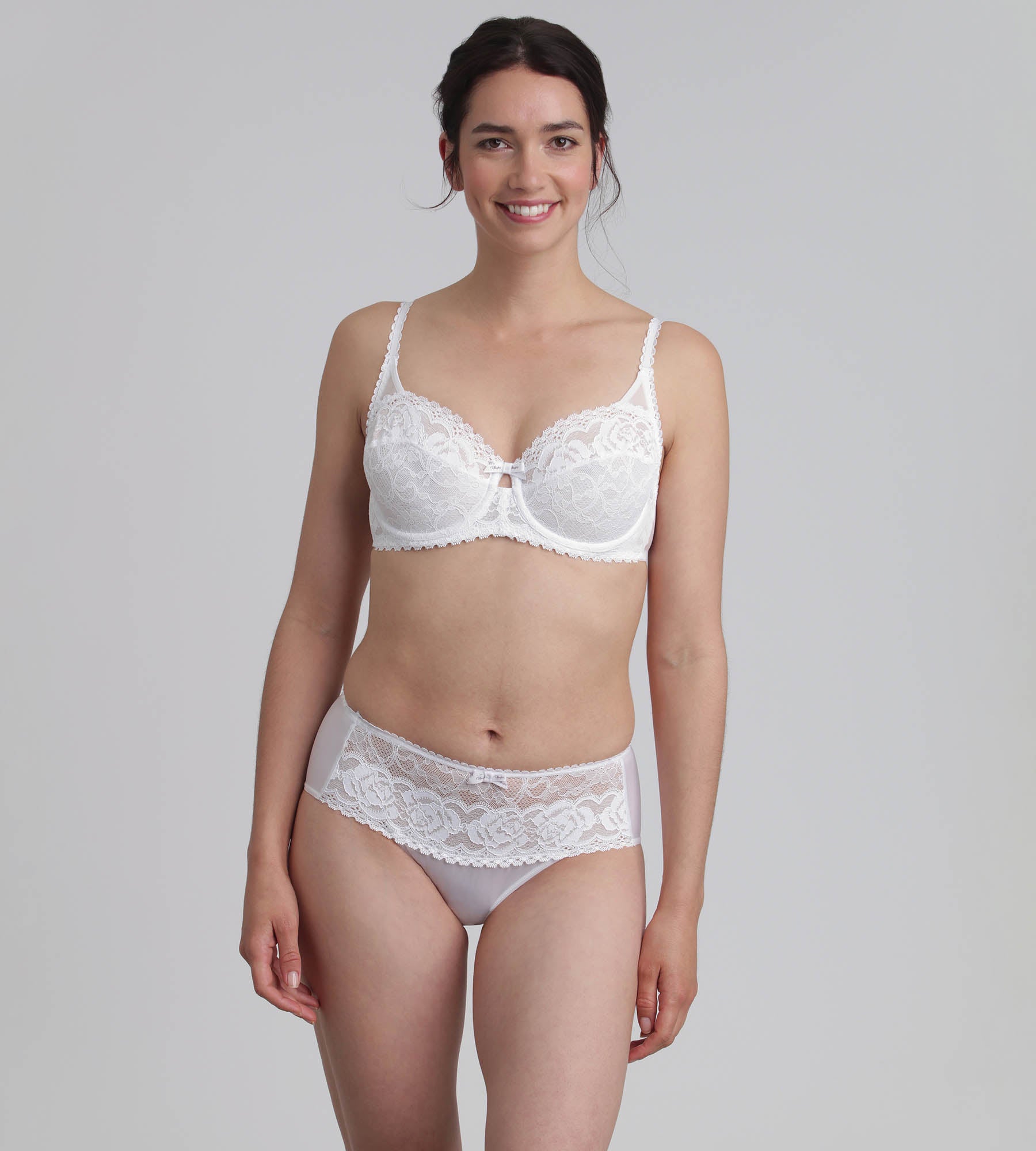 Playtex® Balcony bra in white Flower Elegance Recycled