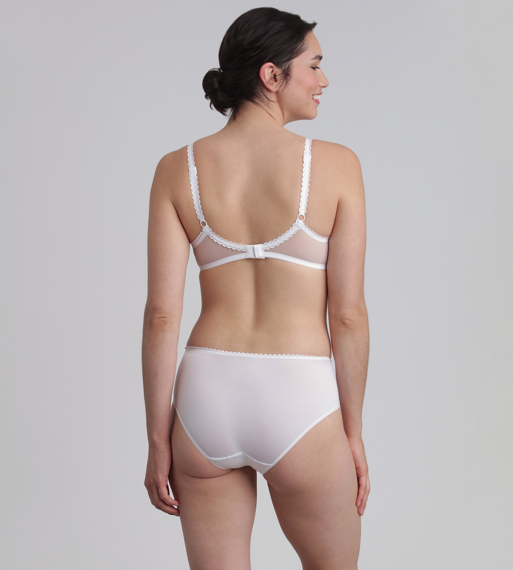 Playtex® Balcony bra in white Flower Elegance Recycled