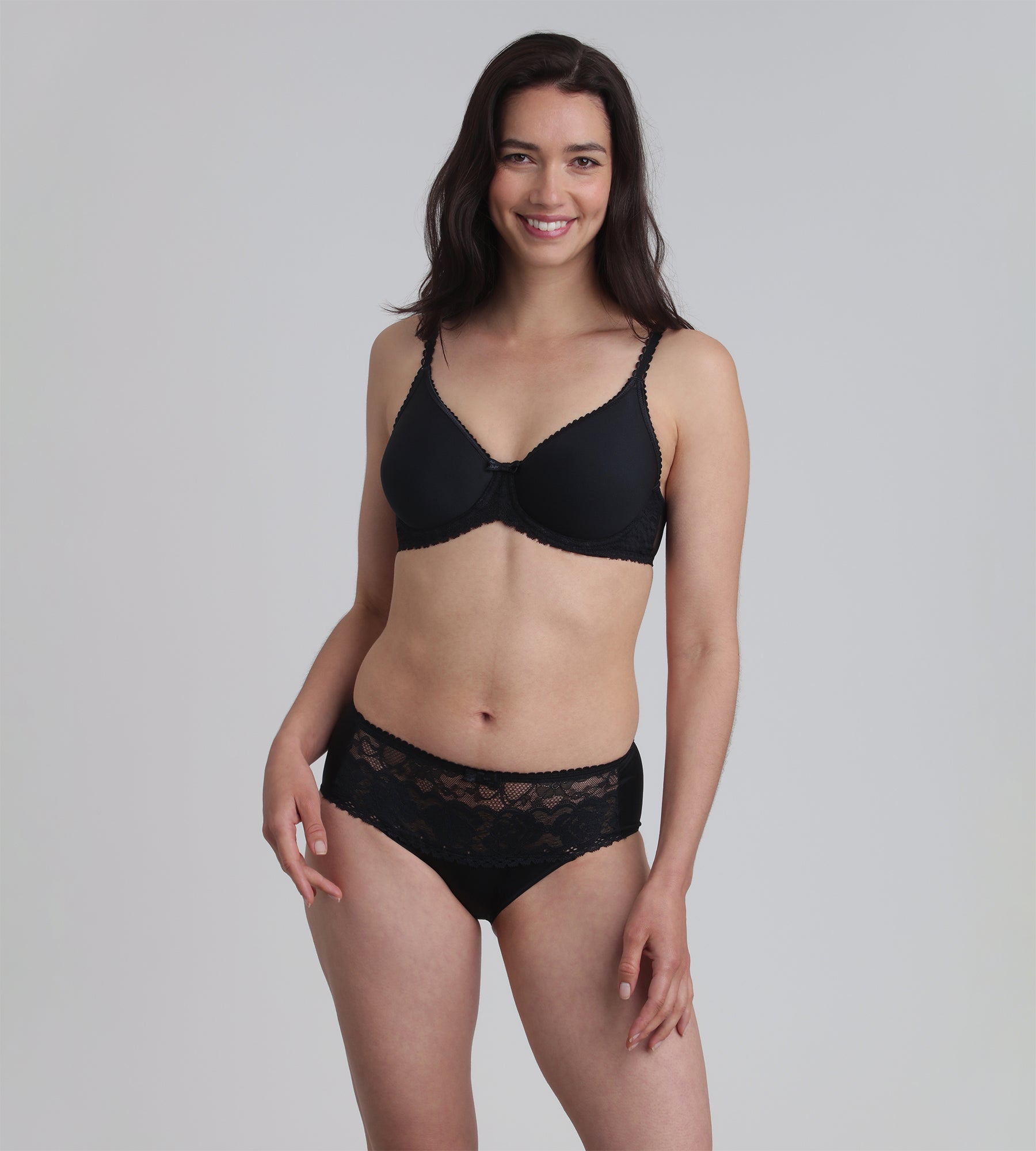 Playtex® Spacer bra in black Flower Elegance Recycled
