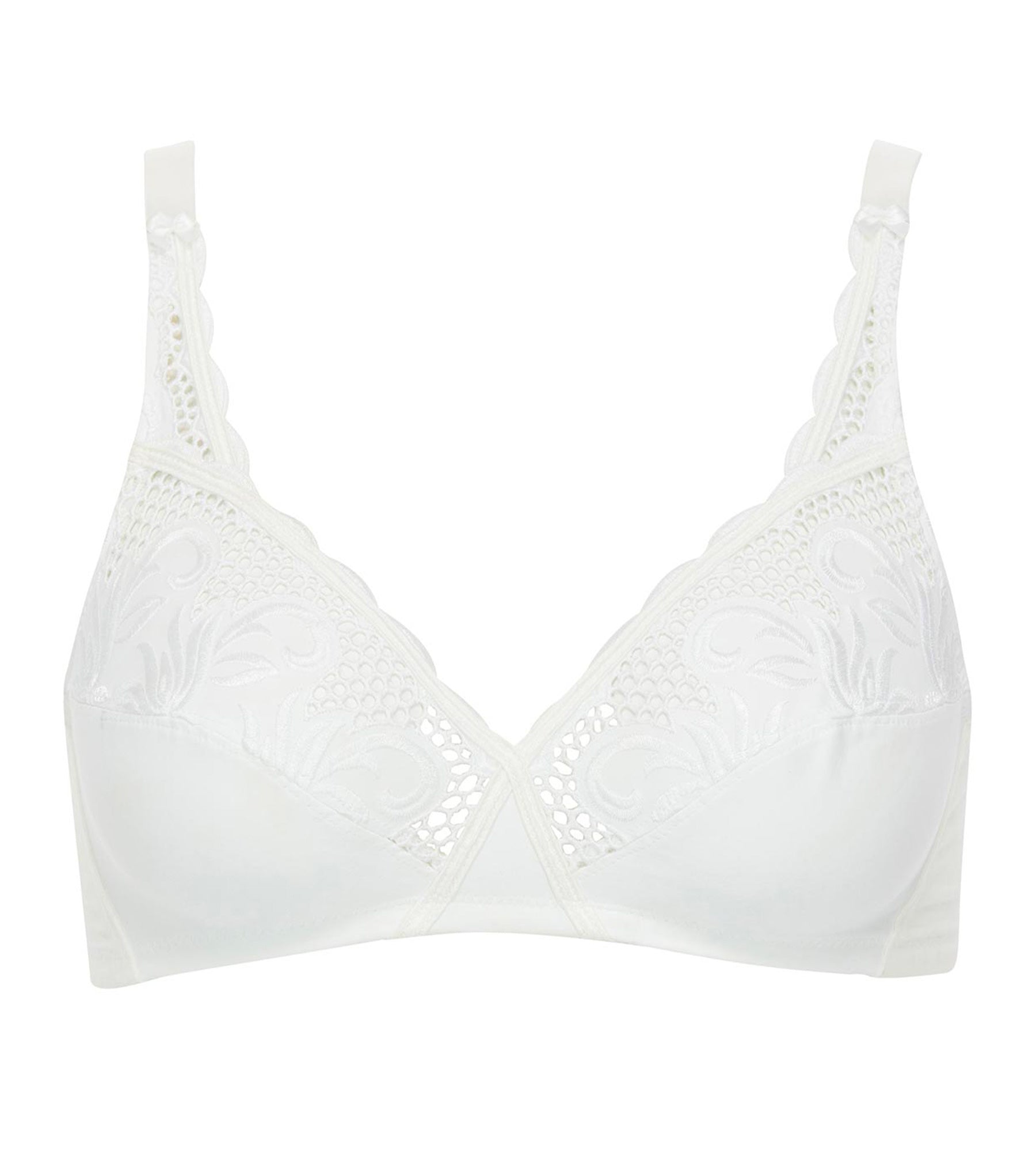 Playtex® Non-wired bra in white Cross your Heart Modern Tricot
