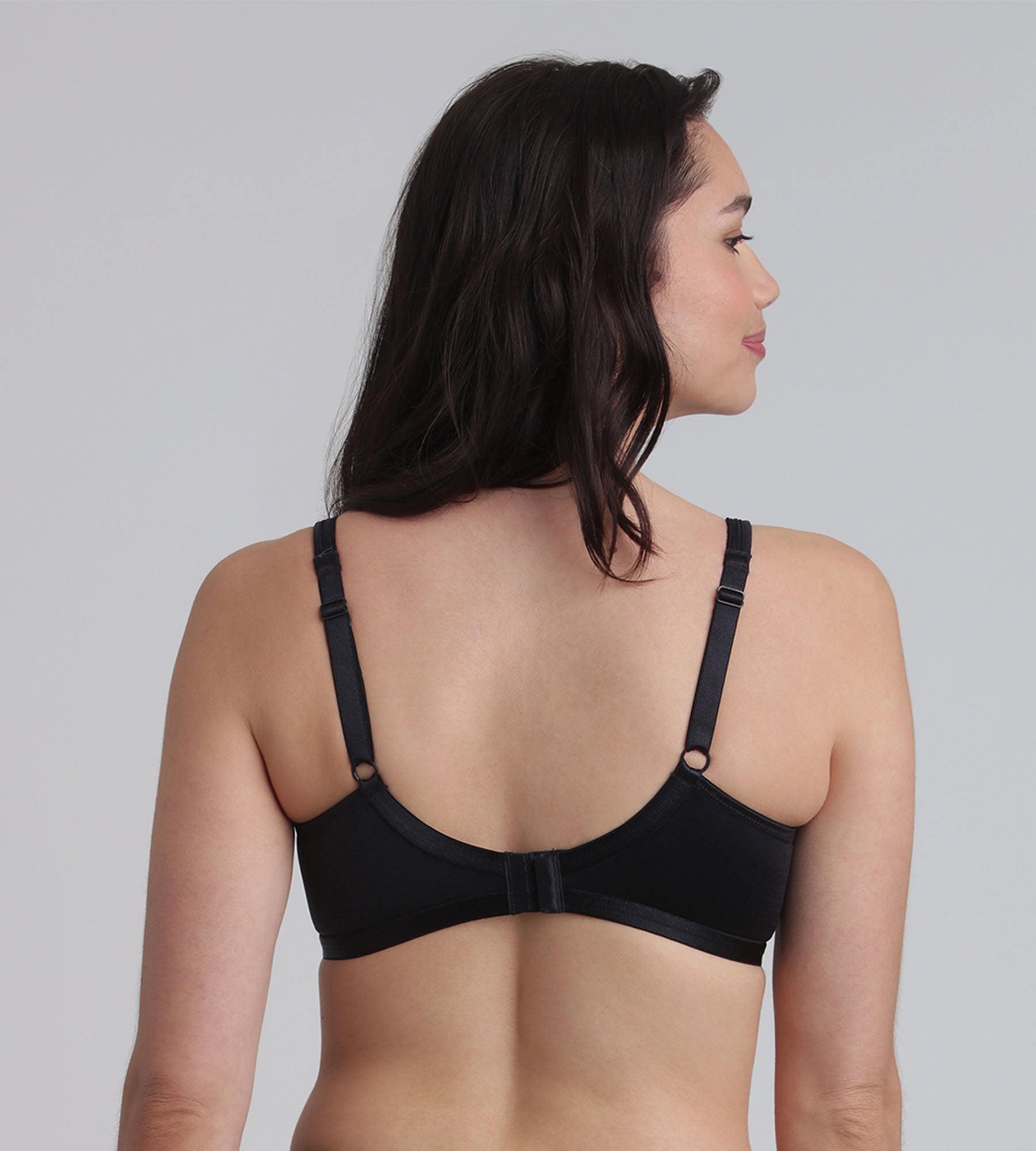 Playtex® Non-wired bra in black Satiny Micro-Support