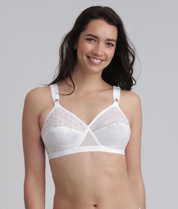 Playtex® Non-wired bra in white Cross Your Heart 165