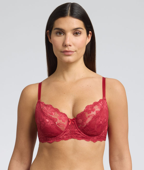 Playtex® Balcony bra in purple Essential Elegance