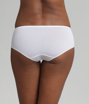 Midi knickers in white Essential Elegance Embroidery