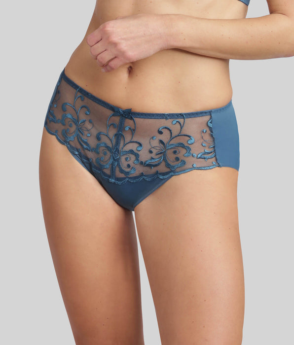 Playtex® Midi knickers in pine green Essential Elegance Embroidery