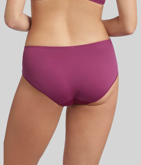 Playtex® Midi knickers in imperial purple Essential Elegance Embroidery