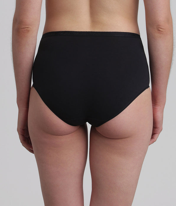 Playtex® Pack of 2 full knickers in black Organic Cotton