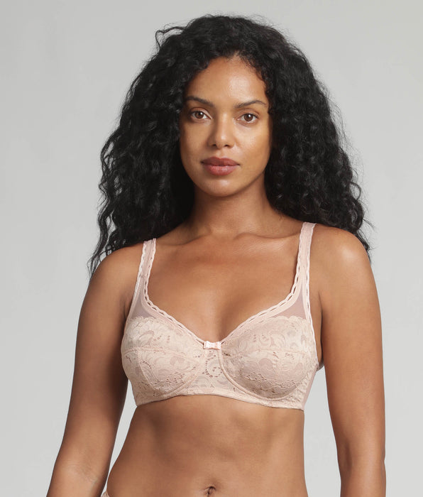 Playtex® Underwired bra in beige Recycled Classic Lace Support