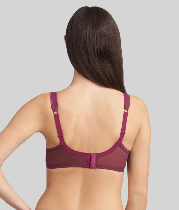 Playtex® Underwired bra in imperial purple Recycled Classic Lace Support