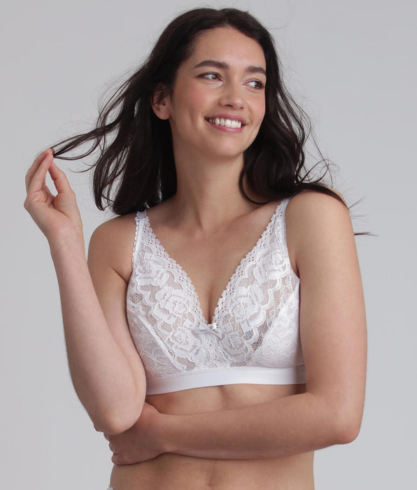 Playtex® Non-wired bra in white Flower Elegance Recycled