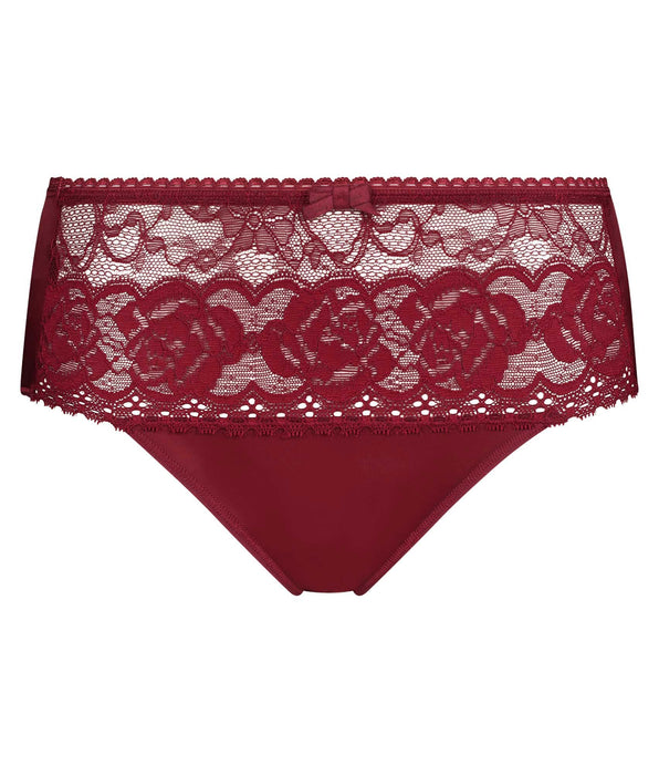 Playtex® Midi knickers in black cherry Flower Elegance Recycled