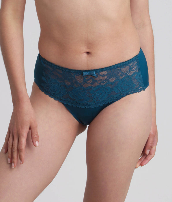 Playtex® Midi knicker in Green velvet Flower Elegance Recycled
