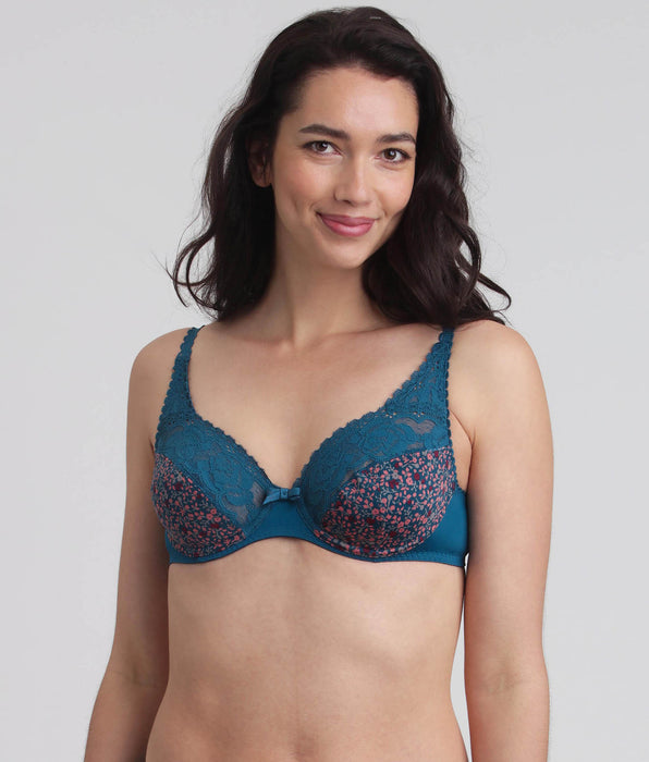 Playtex® Underwired bra in Magical forest Flower Elegance Micro Recycled