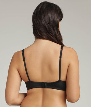 Full cup bra with removable underwires in black 24h Absolute Soft