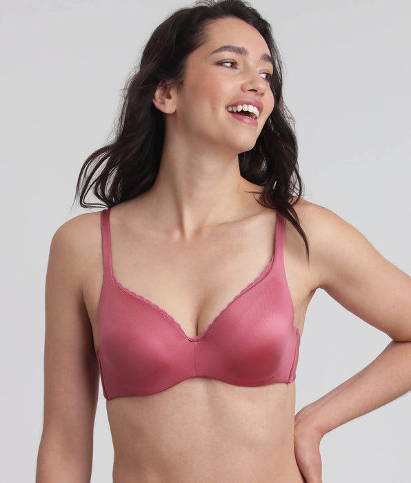 Playtex® Full cup bra with removable underwires in Pink lady 24h Soft Absolu