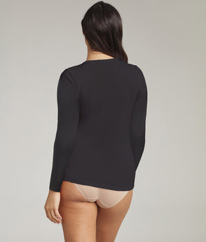 Long-sleeved t-shirt in black Thermal Tech