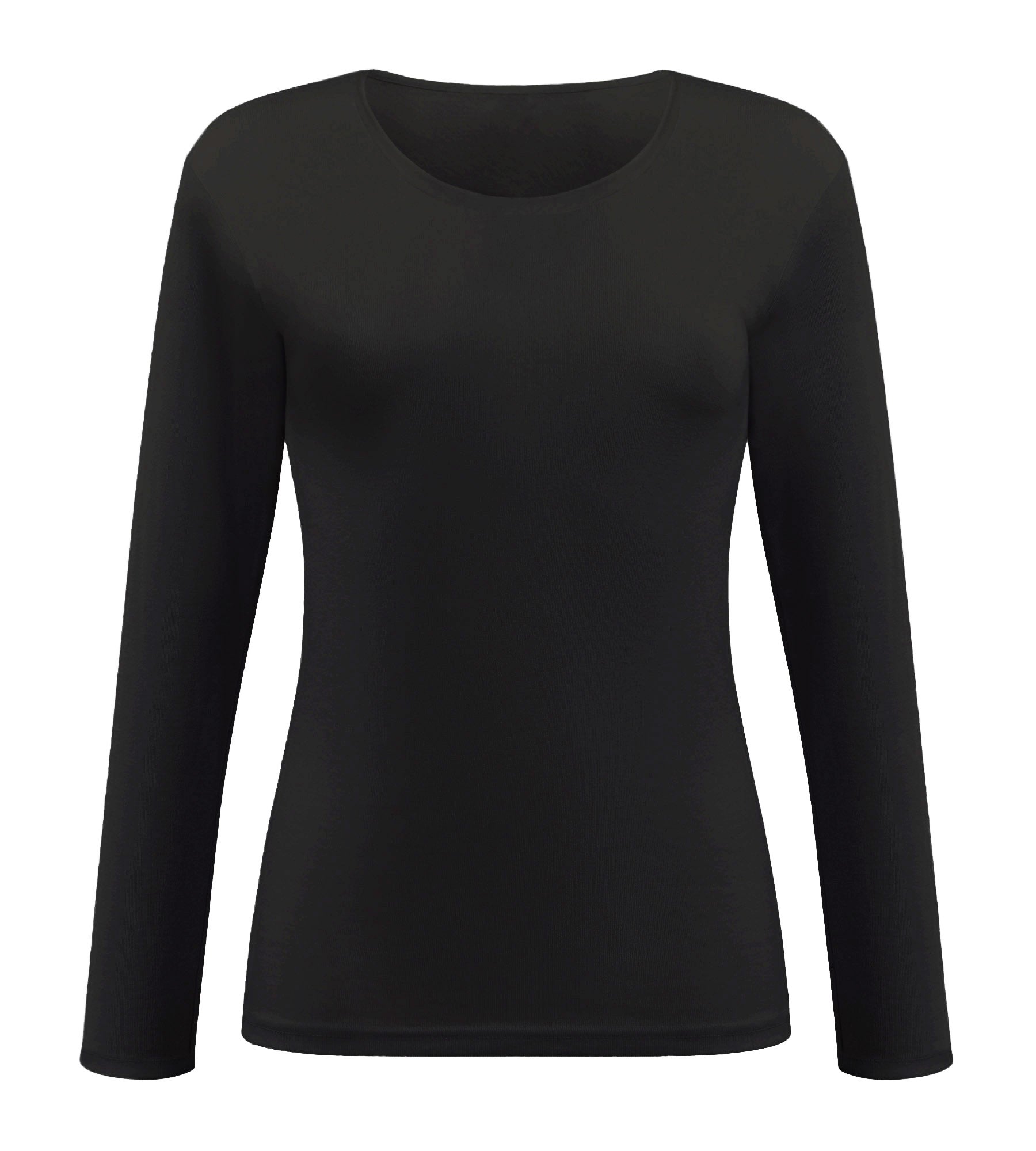 Long-sleeved t-shirt in black Thermal Tech | Playtex®