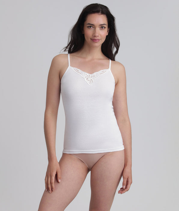 Playtex® Camisole in white Cotton Feminine