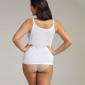Camisole in white Cotton Liberty