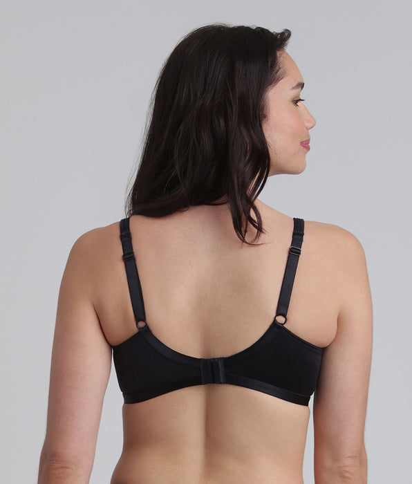Playtex® Non-wired bra in black Satiny Micro-Support
