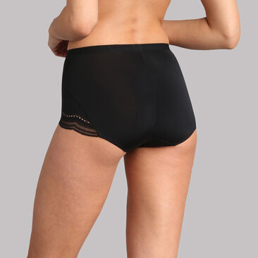 High rise knickers in black lace - Secret Comfort, , PLAYTEX