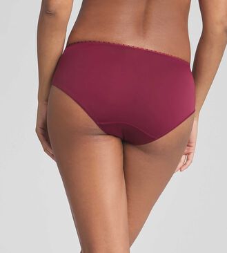 2 pack of white high waist knickers in organic cotton