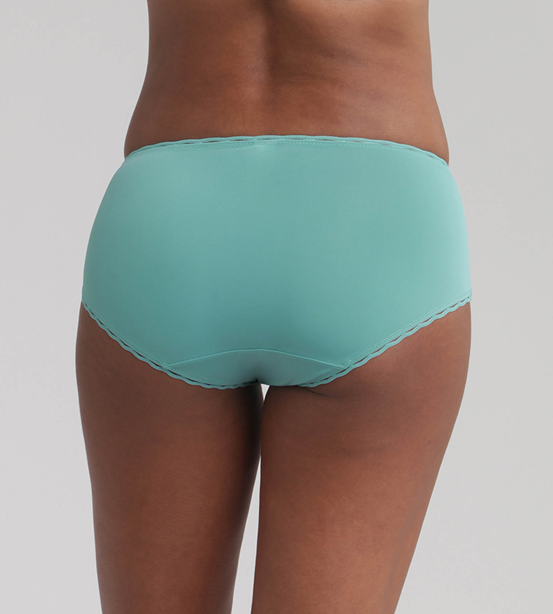 Feiona-4PS Women's Underwear Mid-Waist Panties Cute Sweet Underwear Large  Size Seamless Briefs 