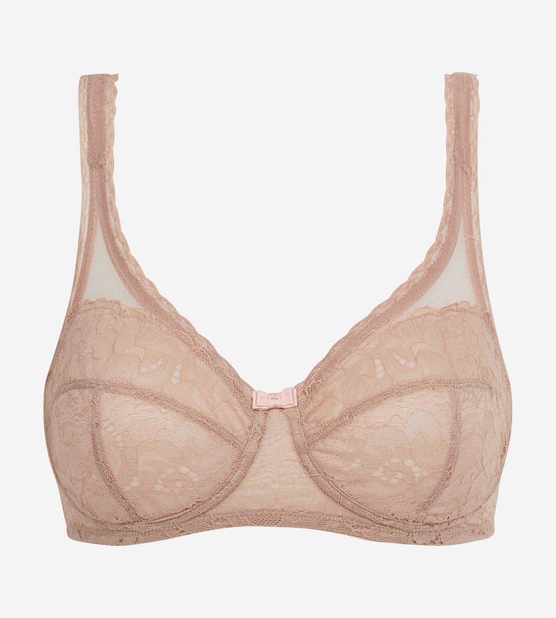 Classic bra, lace inlays, B to L-cup