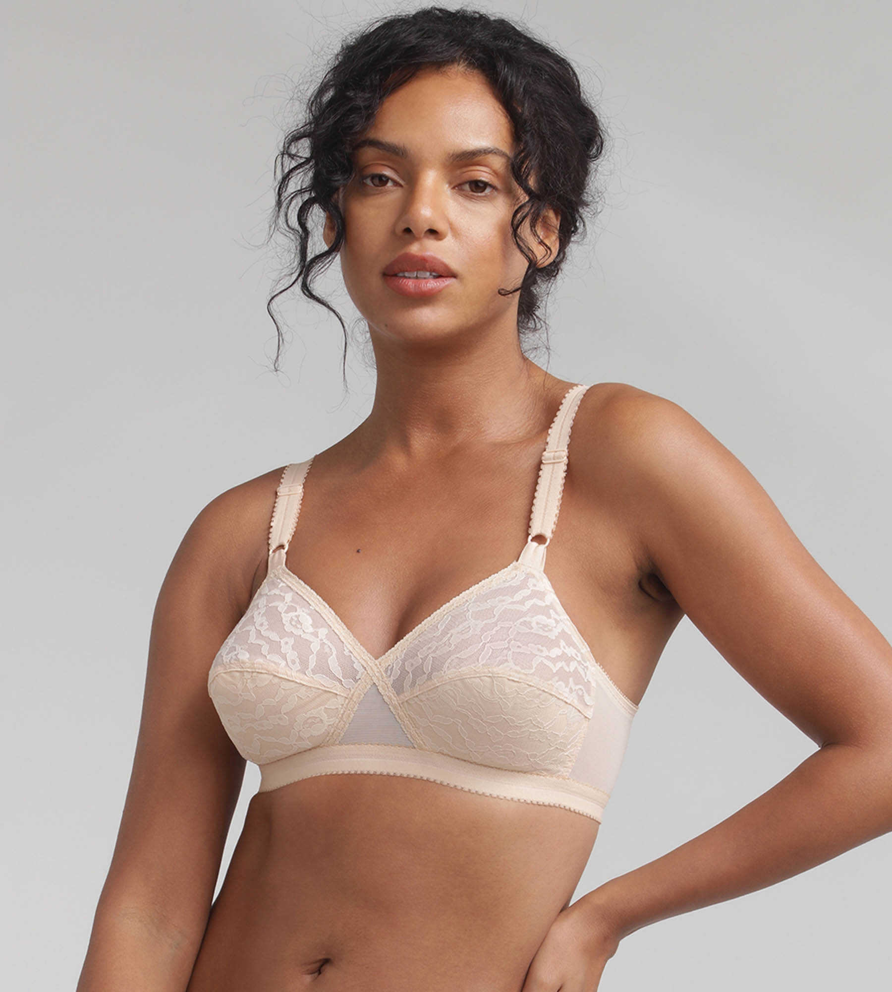 Non-wired Bra in White – Cross Your Heart 152