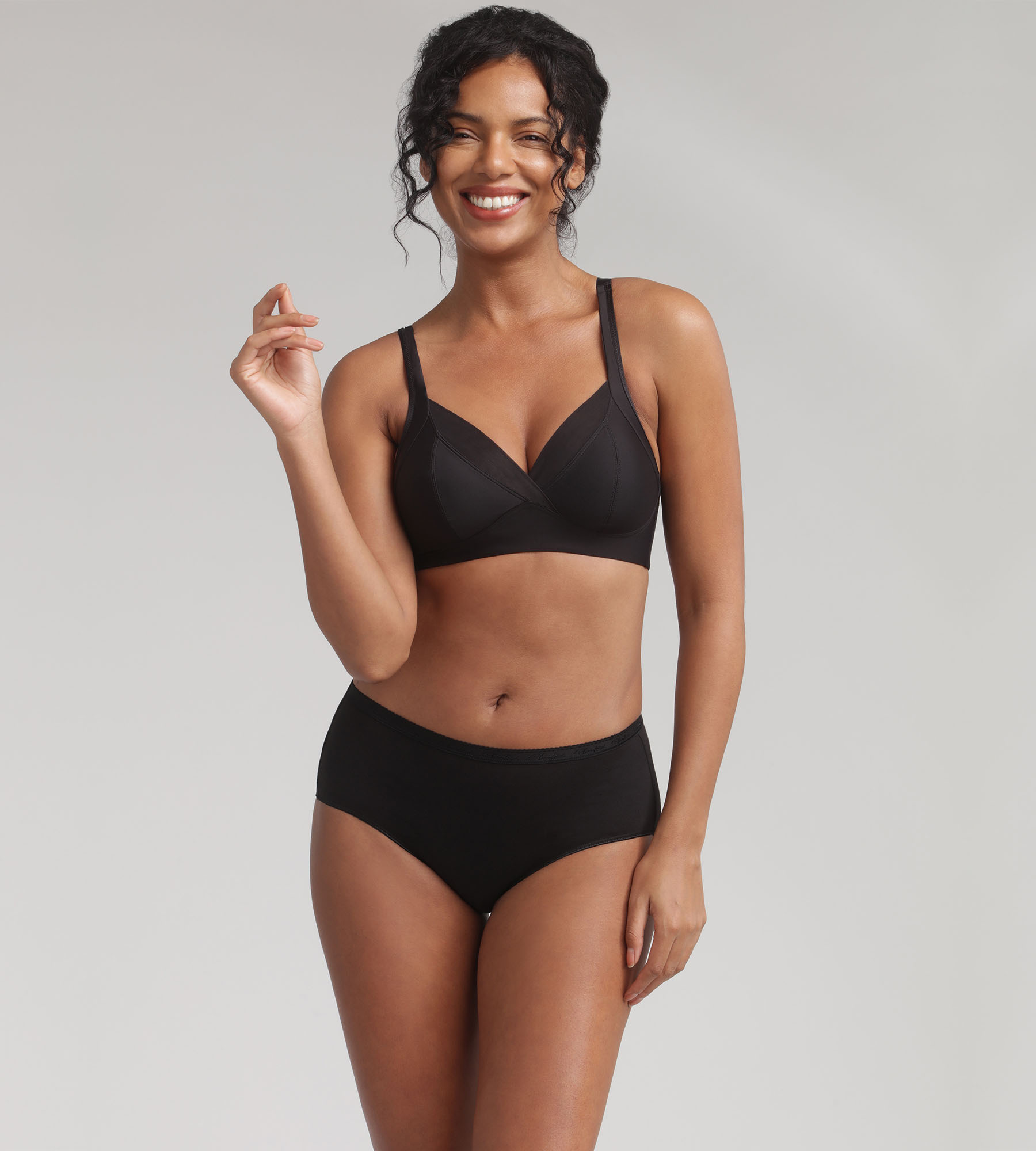 Non wired bra in black - Feel Good Support, , PLAYTEX