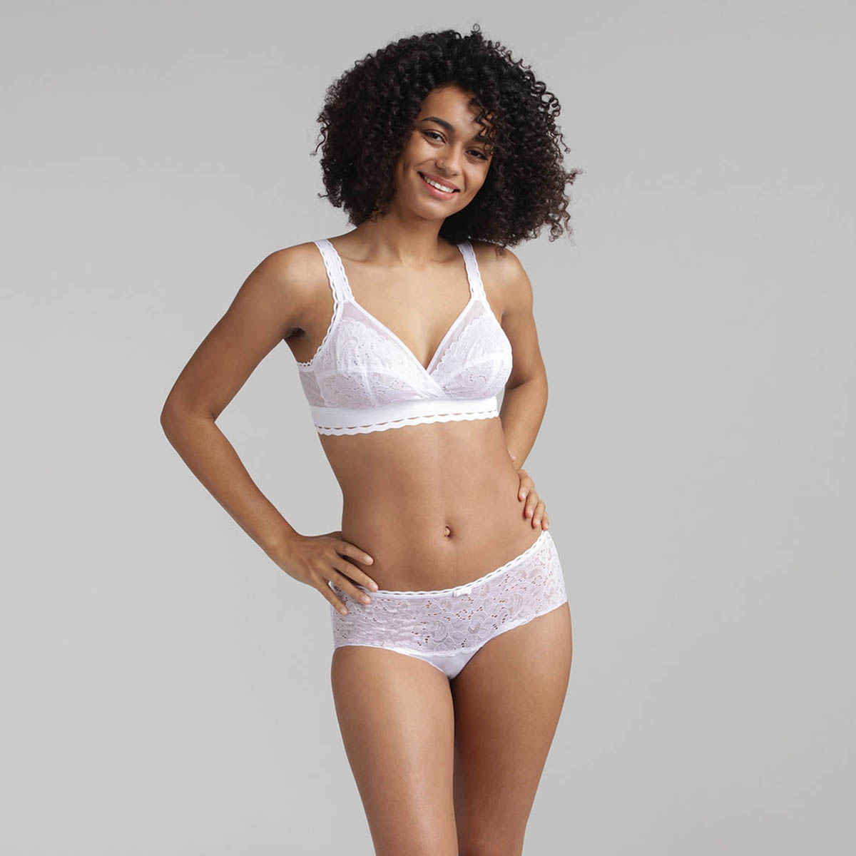 Knickers in white - Recycled Classic Lace Support, , PLAYTEX